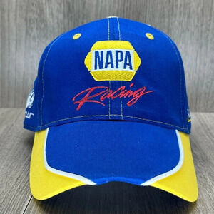 NAPA Racing Cap Hat Adult OS NASCAR Toyota #55 Michael Waltrip Adjustable Blue